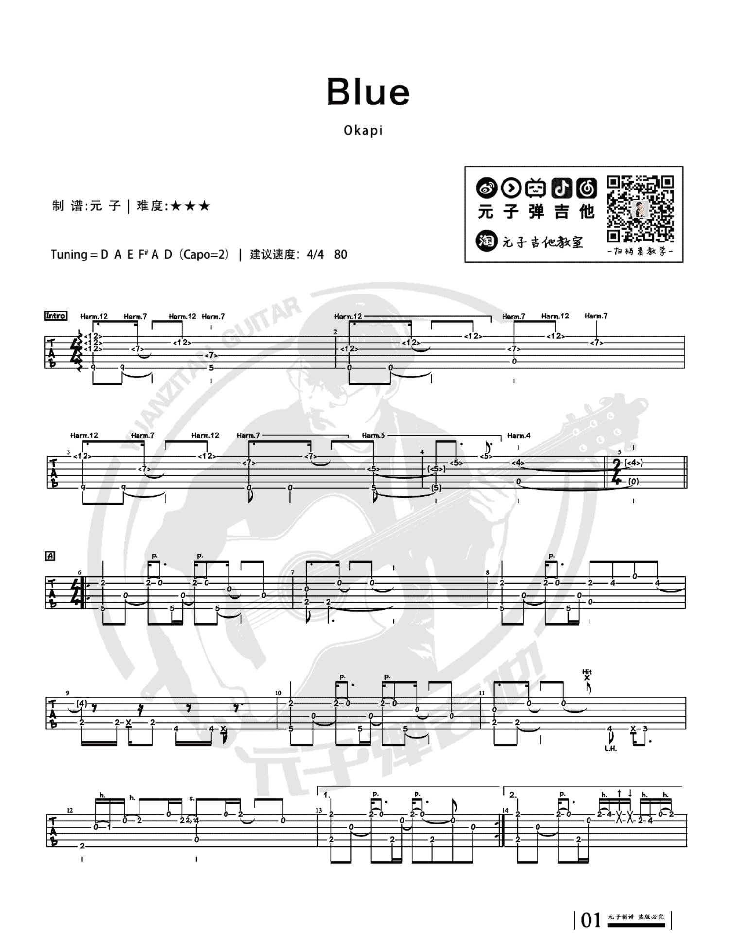 Blue on Blue Digital Sheet Music for Piano Organ Vocal Guitar Key of B Flat - Etsy
