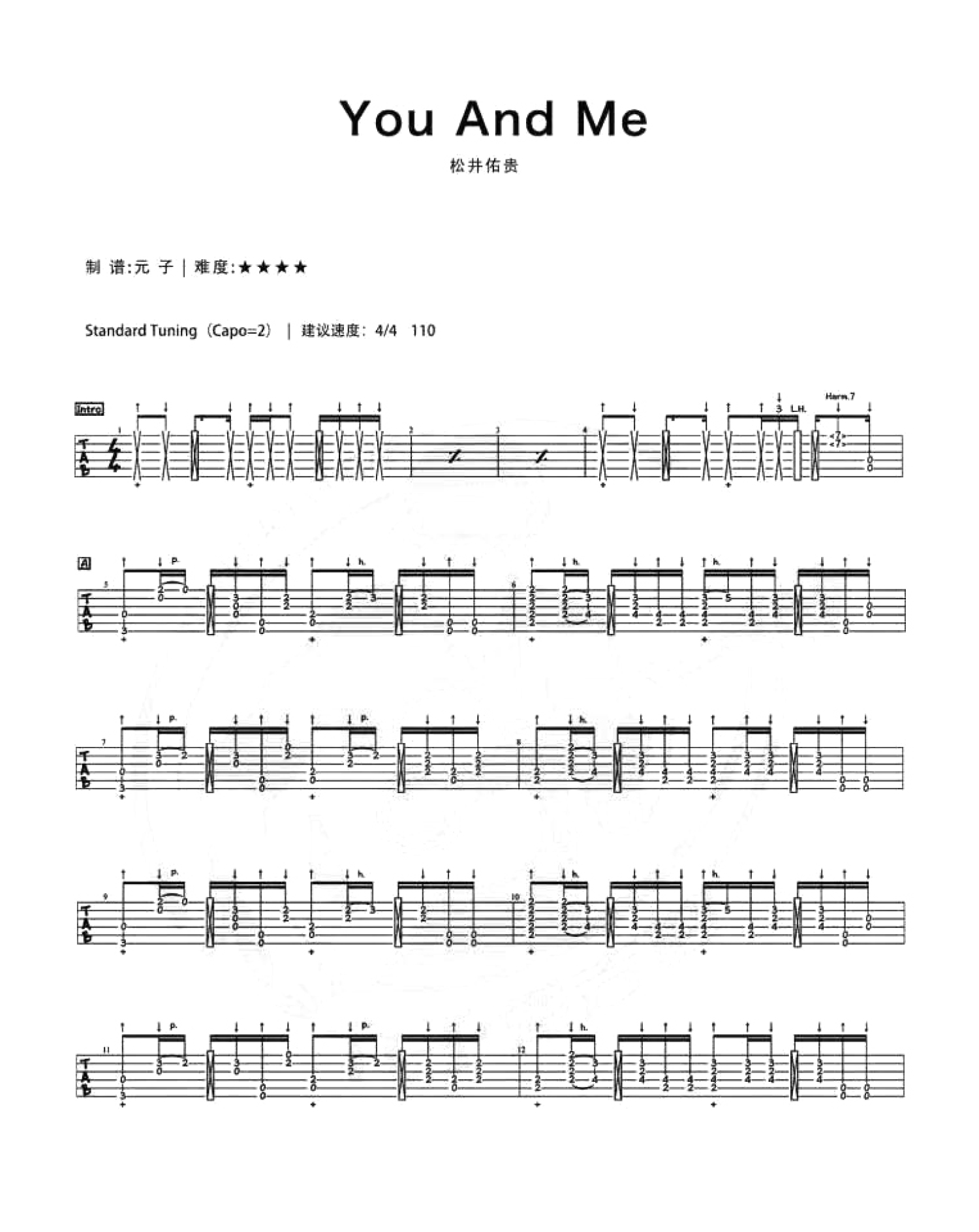 扫弦版《You Belong To Me》C调吉他谱弹唱谱 - 六线谱 - Carla Bruni - 吉他简谱