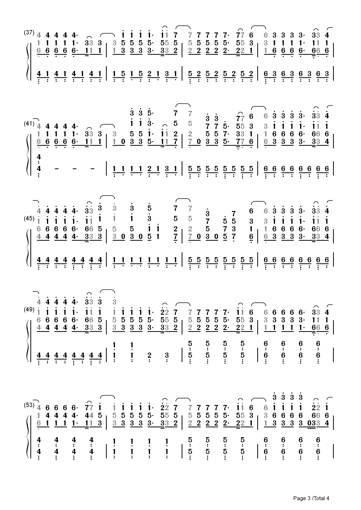 九層妖塔主題曲demonsimaginedragons鋼琴譜數字簡譜